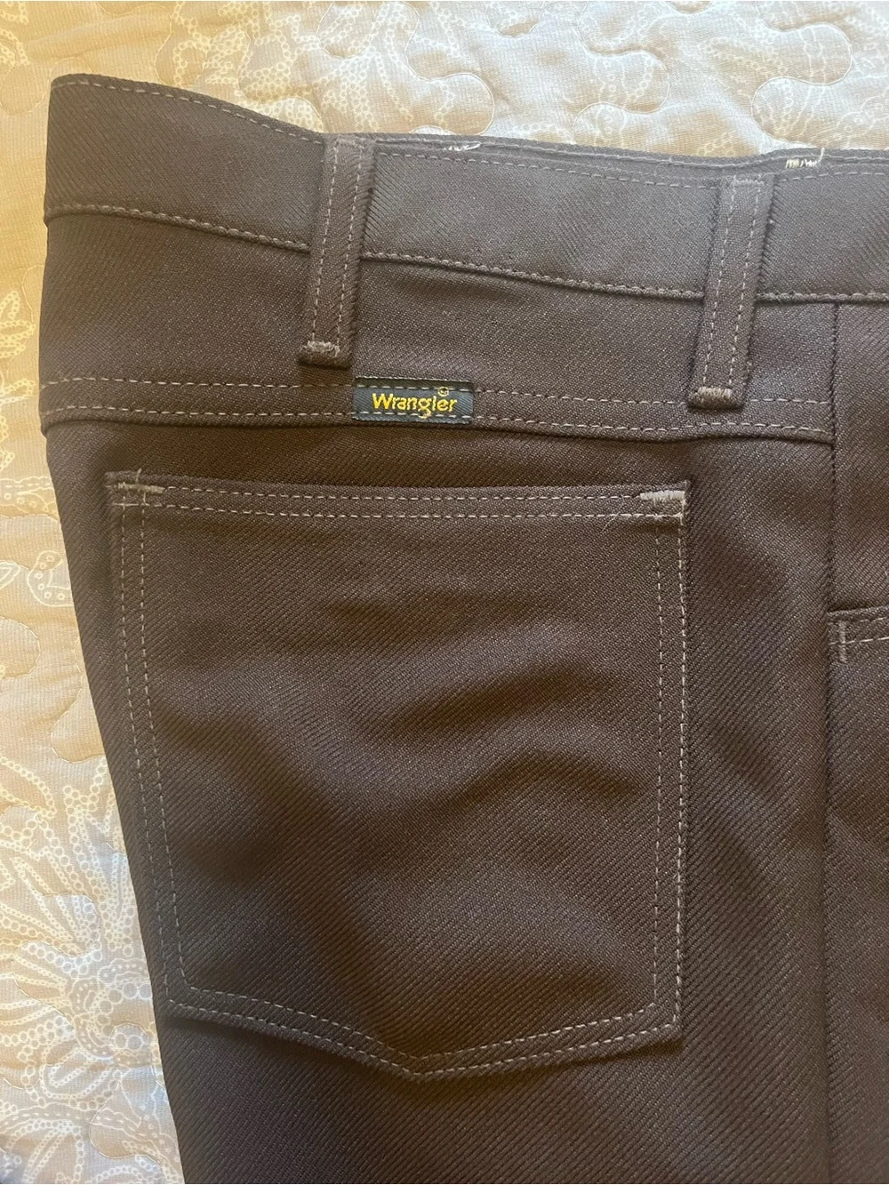 Vintage Wrangler Wrancher Polyester Trousers 32x34